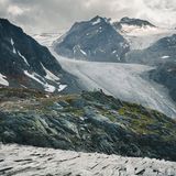 Aussicht auf ein Bergpanorama mit Wildspitze