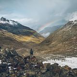 Blick zurück, nahe Martin-Busch-Hütte