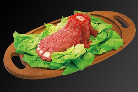 Hackfuß Halloween-Rezept