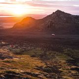 Mittsommersonne bei Stykkisholmur