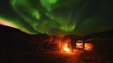 Polarlichter bei Hvalfjörour