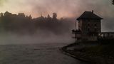Rheinfälle im Nebel