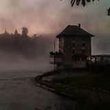 Rheinfälle im Nebel