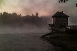 Rheinfälle im Nebel