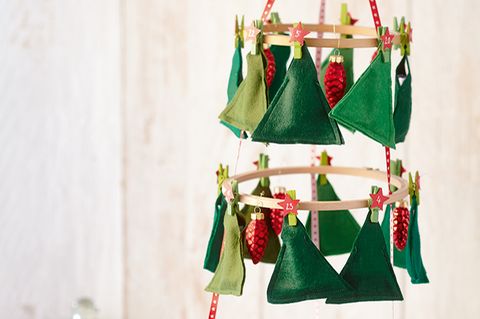 Adventskalender aus Filz