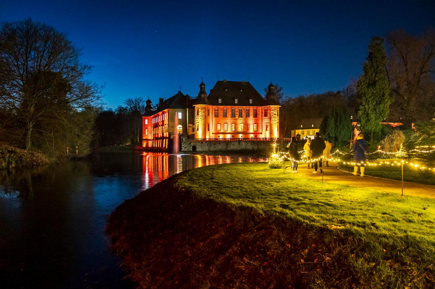 Schloss Dyck im Winter
