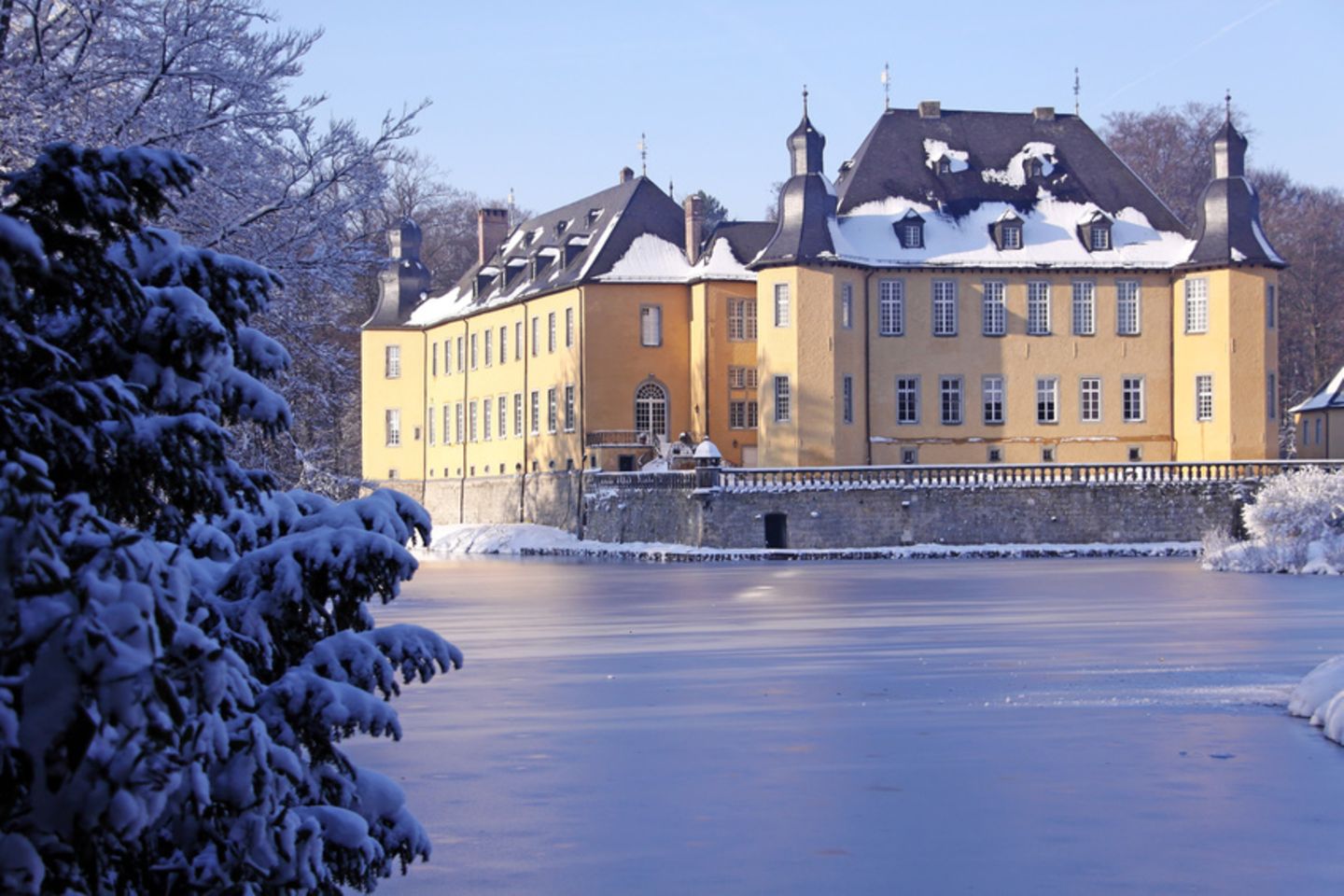 Schloss Dyck im Winter