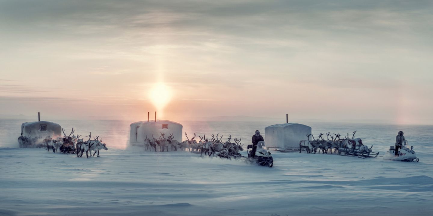 In Schnee und Eis leben die Dolganen als Rentierzüchter, Jäger und Fischer  - [GEO]