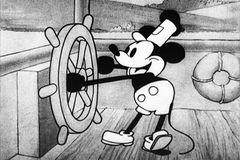 Micky Maus in „Steamboat Willie“