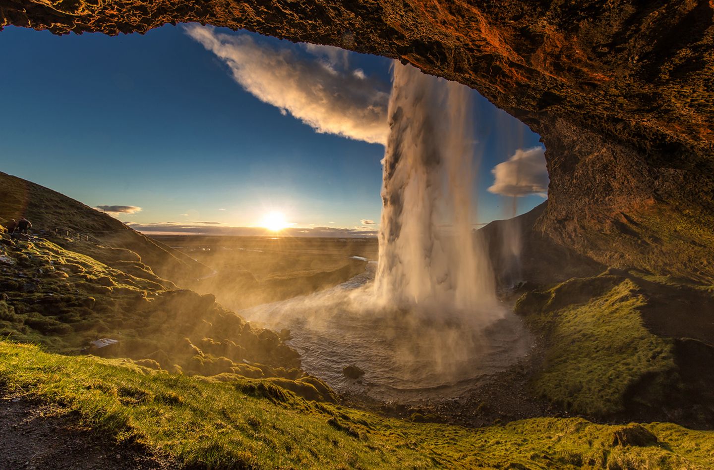 Seljalandsfoss,Island Seljalandsfoss,Island