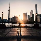 Shanghai bei Sonnenaufgang