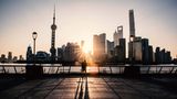 Shanghai bei Sonnenaufgang