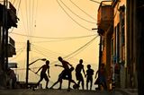 Straßenfußballer, Santiago de Chile, Kuba