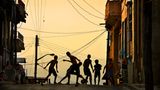 Straßenfußballer, Santiago de Chile, Kuba