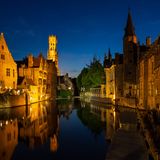 Brügge zur blauen Stunde