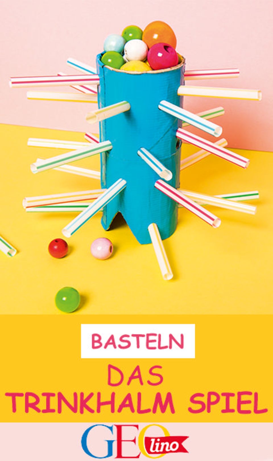 Basteln: Das Trinkhalm-Spiel