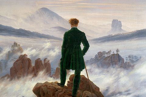 Caspar David Friedrich "Wanderer über dem Nebelmeer"