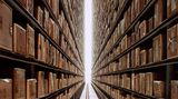 Die Regalwand im Hermes Fulfillment ­Center in Haldensleben