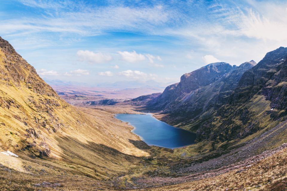 Dundonnell und  Fisherfield Forest, Blick vom An Teallach, Schottalnd