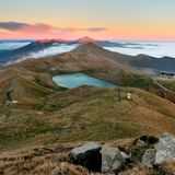 Der Scaffaiolo See, Regionalpark Corno alle Scale, Emilia Romagna, Italien