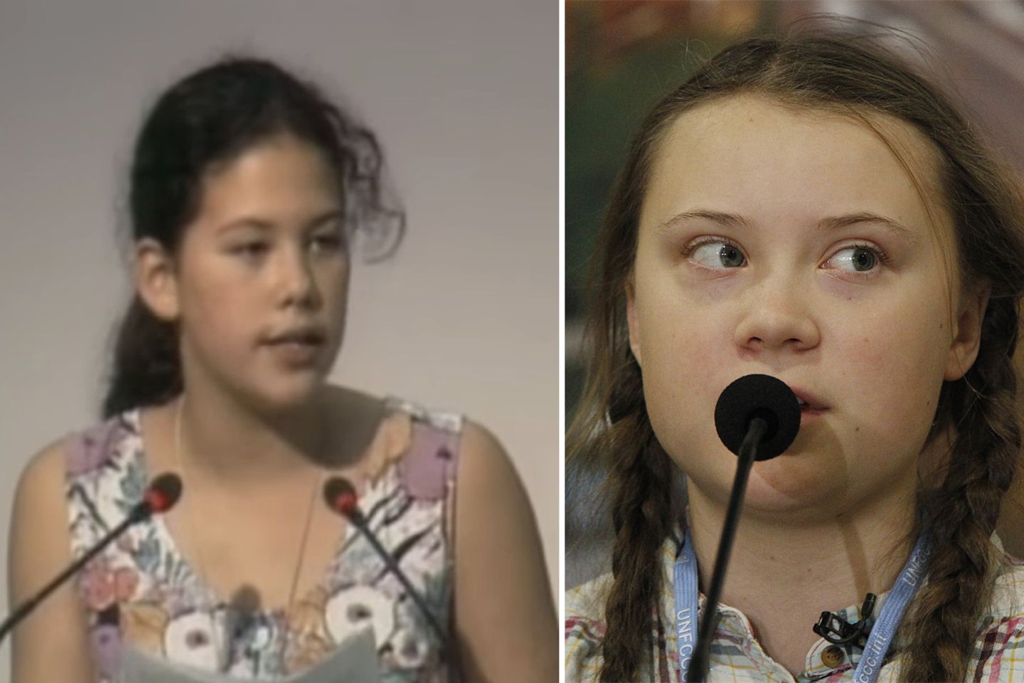 Severn Suzuki und Greta Thunberg