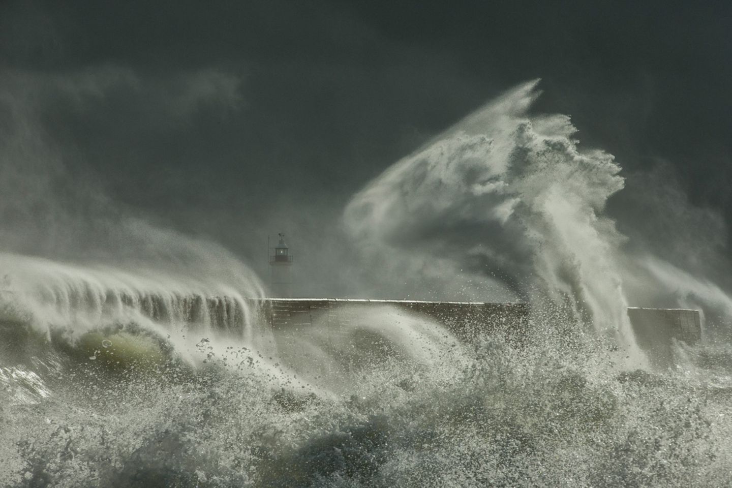 Newhaven Harbour, East Sussex, England.