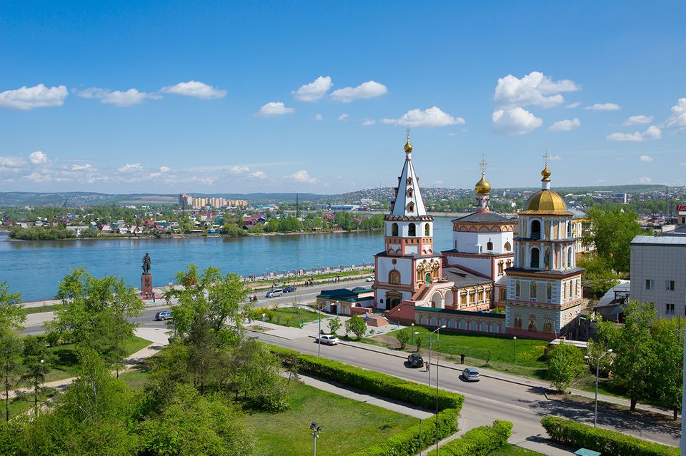 View of Irkutsk town View of Irkutsk town