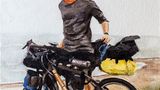 Biker in Öl