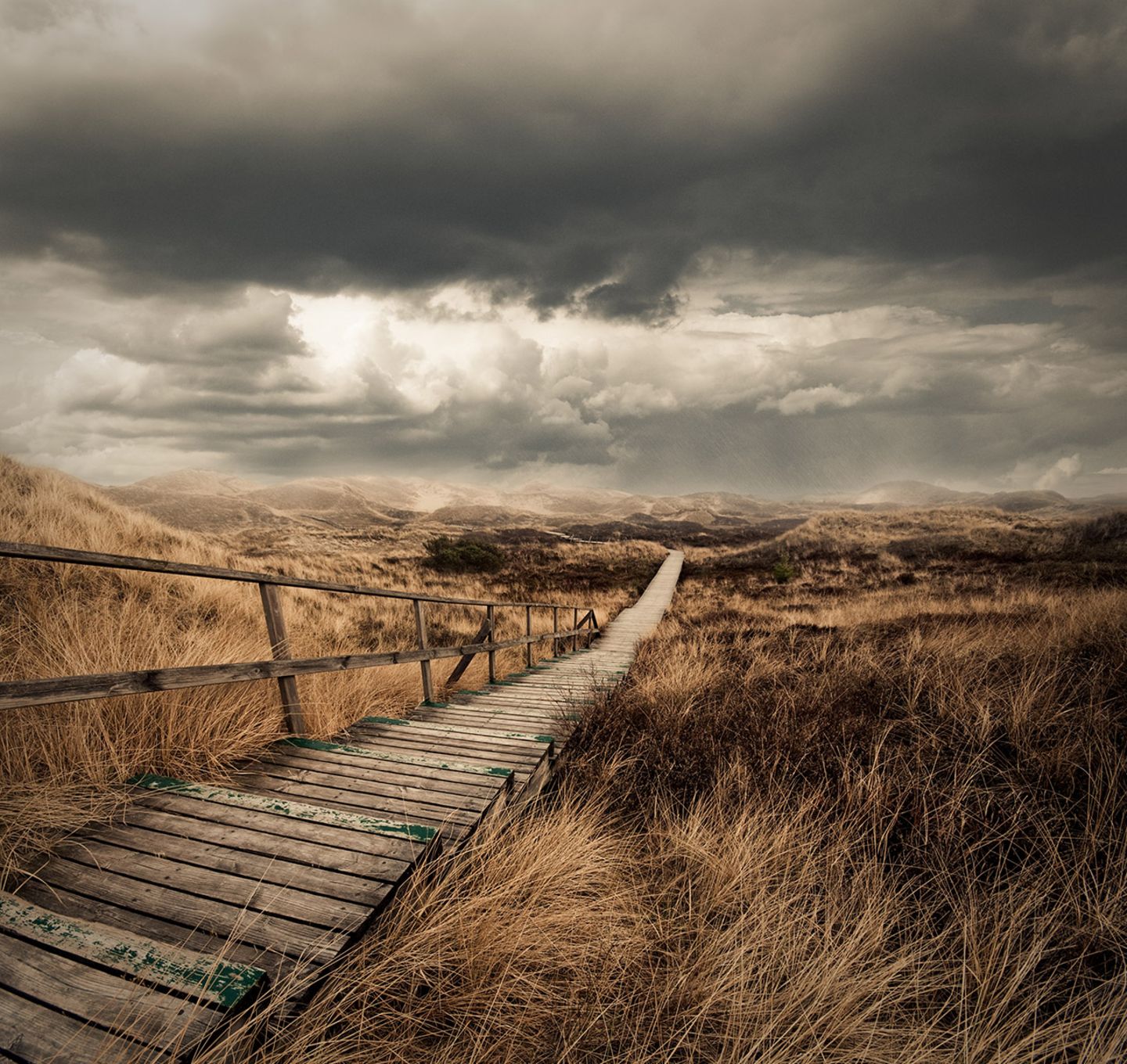 Raus in den Regen Amrum