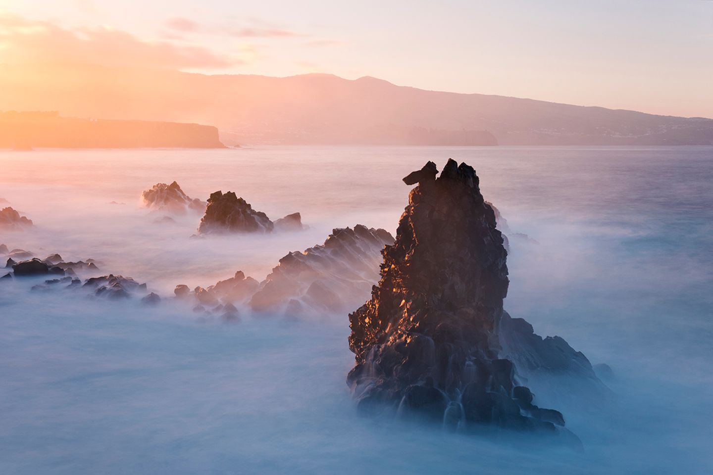 Ponta das Calhetas bei Fenais da Luz, Sao Miguel, Azoren, Portugal