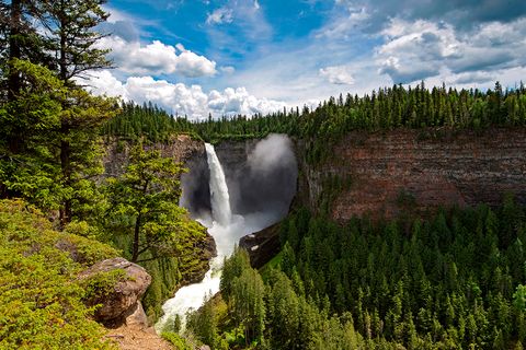 Helcken Falls, Wells Gray Provincial Park, Kanada