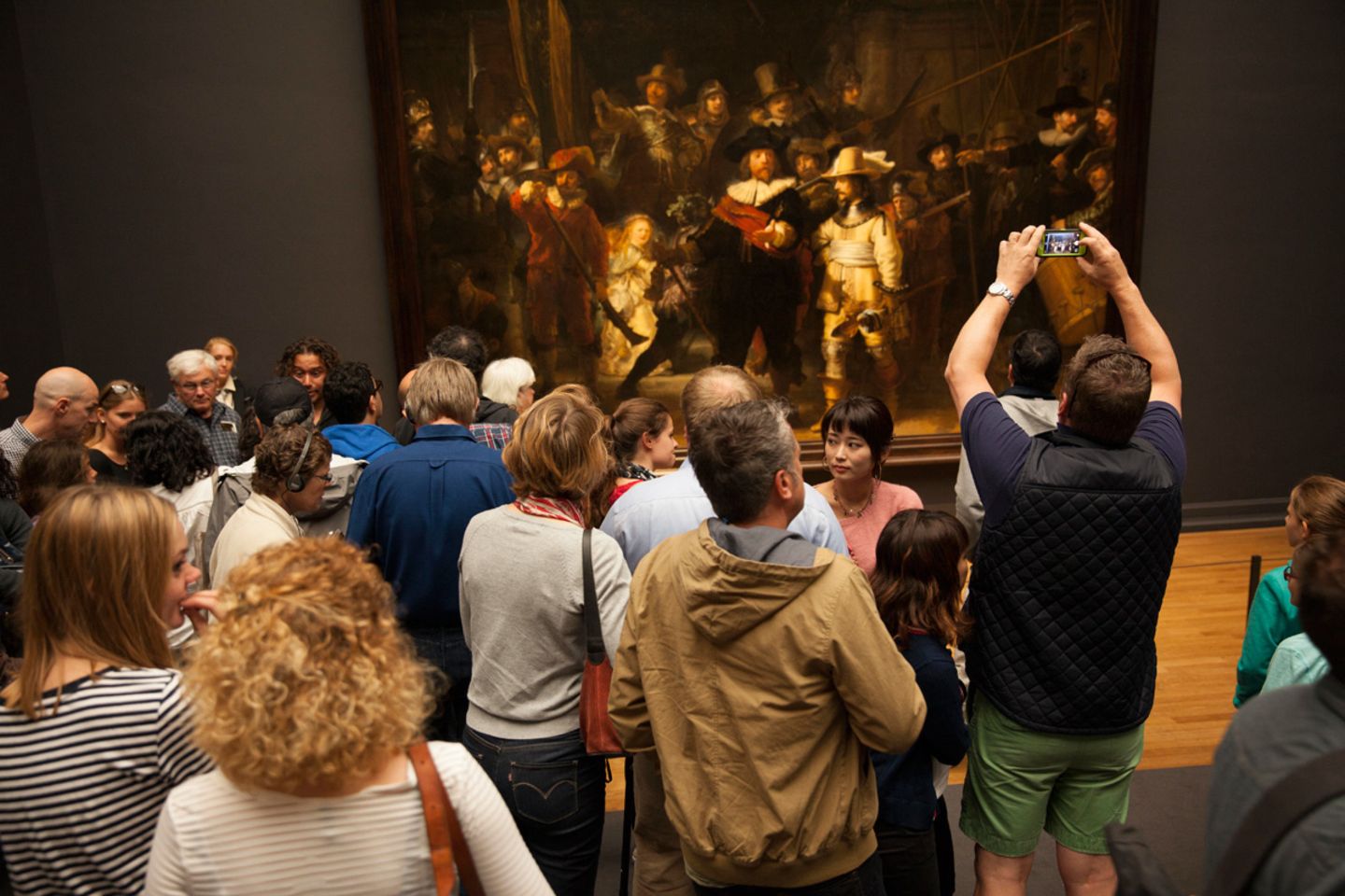 Mehr Hinterköpfe als Kunst Rijksmuseum, Amsterdam