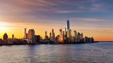 Manhattan bei Sonnenaufgang