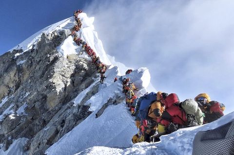 Schlange, Mount Everest