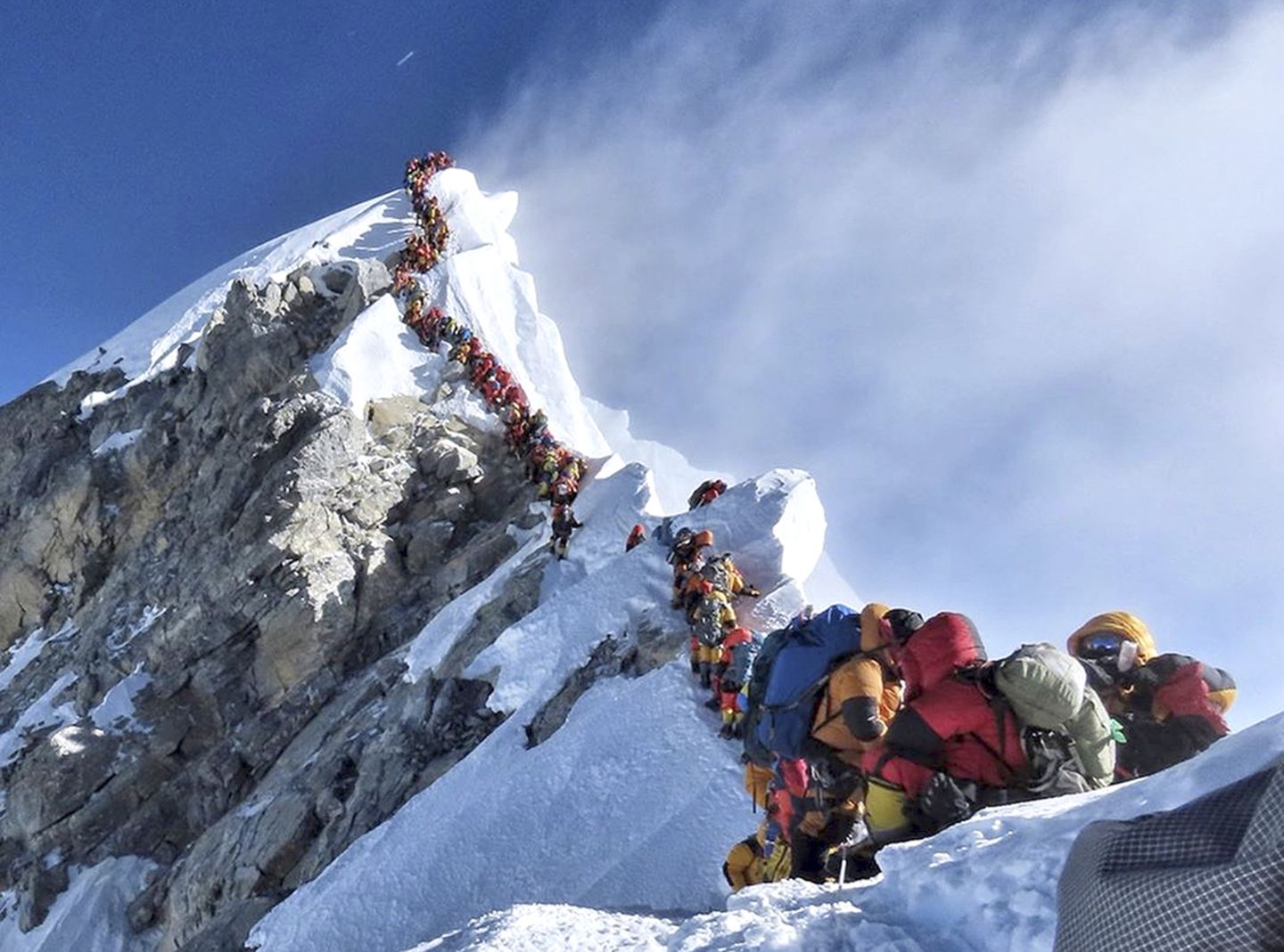 Schlange, Mount Everest