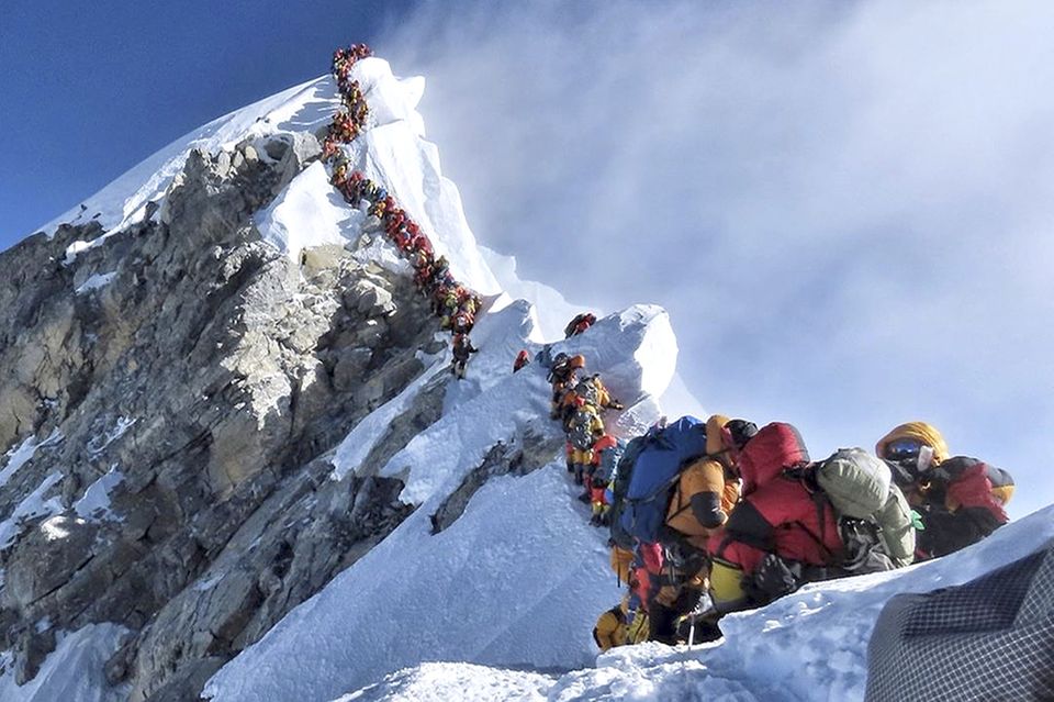 Schlange, Mount Everest