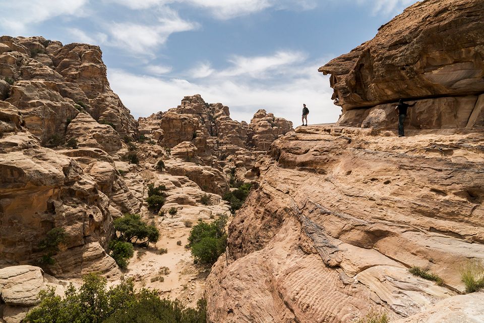 Schlucht bei Little Petra, Jordanien Schlucht bei Little Petra, Jordanien