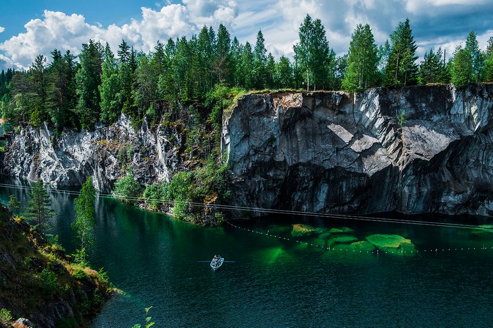 Ruskeala Mountain Park, Russland