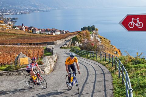 Radeln am Genfer See