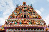 Sri Veeramakaliamman Tempel in Little India, Singapur