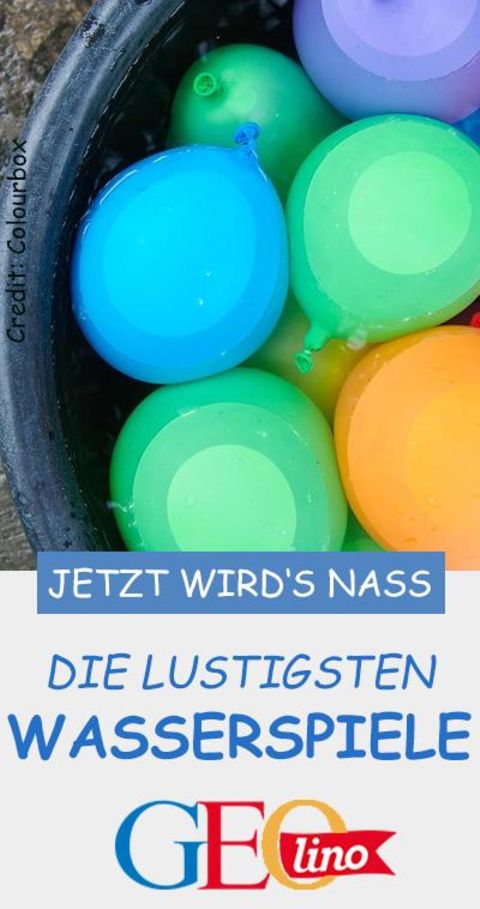Wasserspiele für Kinder: Die besten Spielideen - [GEOLINO]
