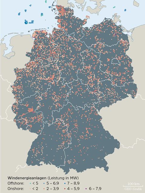 Energiewende: Wie viele Windkraftanlagen benötigt Deutschland? - [GEO]