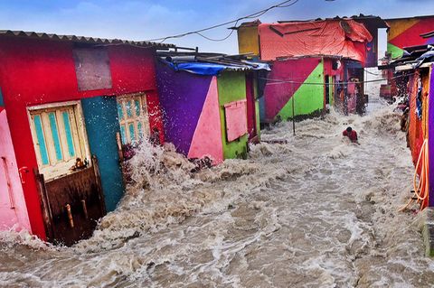 Überschwemmung in Mumbai
