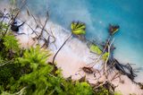 Verwüsteter Strand von Tuvalu