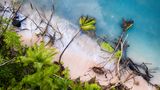 Verwüsteter Strand von Tuvalu