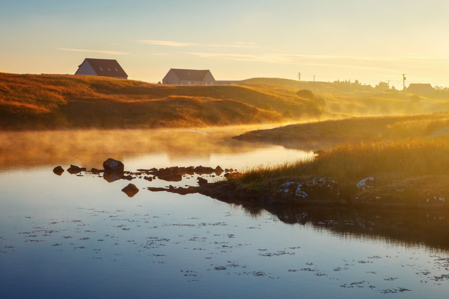 North Uist: Insel der Seen Lochmaddy auf der Isle of North Uist