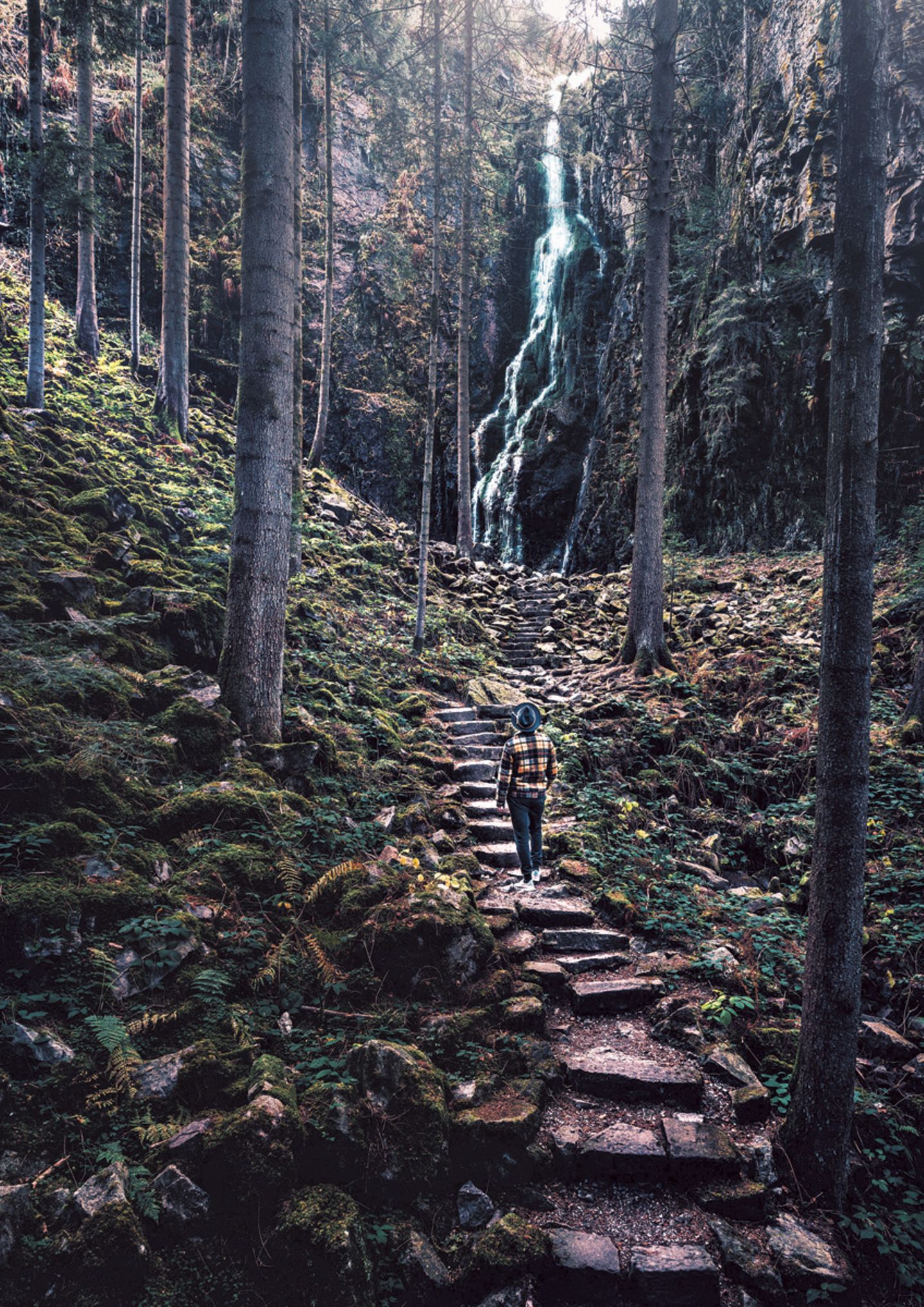 Burgbachwasserfall, Schwarzwald