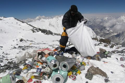 Müll, Mount Everest