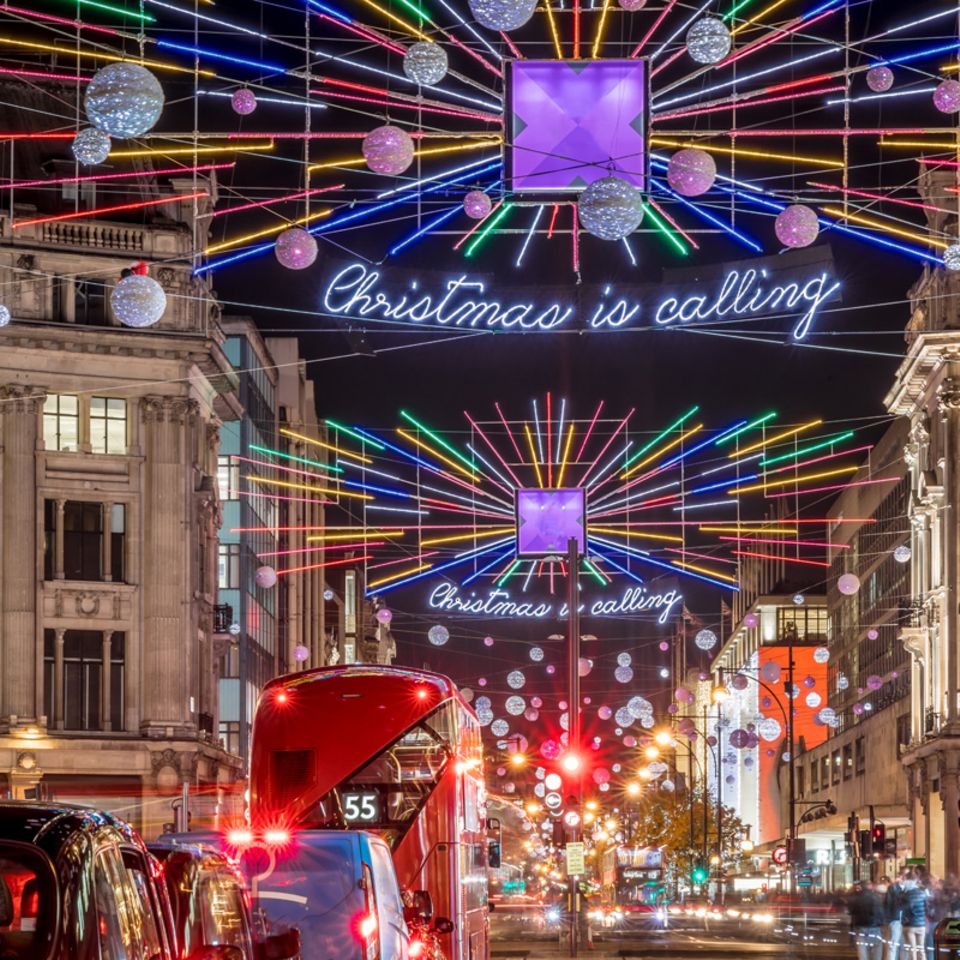 Weihnachtsbeleuchtung in London