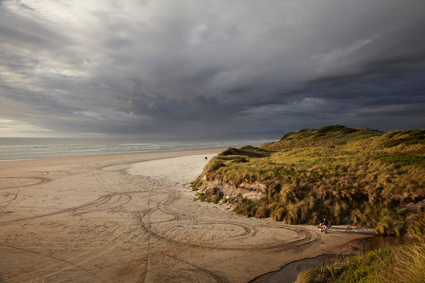 Ocean beach, Tasmanien